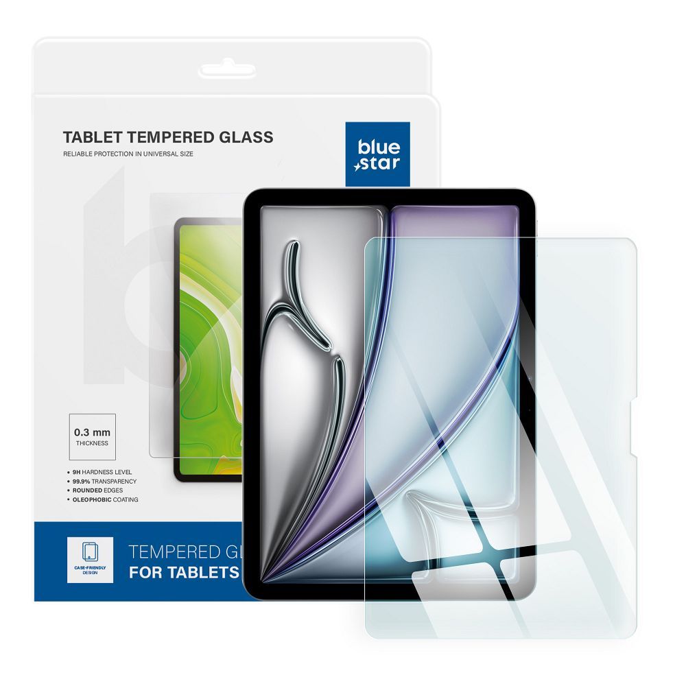 Blue Star 0.3 mm Tempered Glass Screen Protector for Tablets
